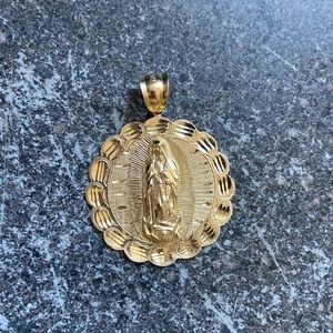 14KT Virgin Mary Pendant